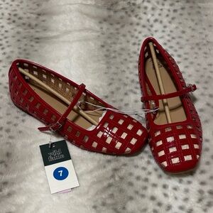 Wild Fable Red Cutout Flats